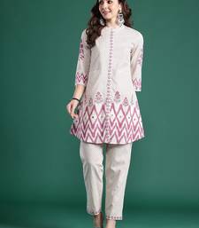 Printed Regular Kurta with Trousers
