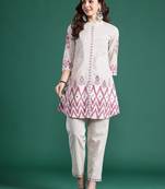 Printed Regular Kurta with Trousers