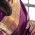 Purple color art silk blend sarees with blouse
