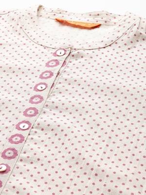 Printed Regular Kurta with Trousers 2