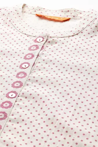 Printed Regular Kurta with Trousers