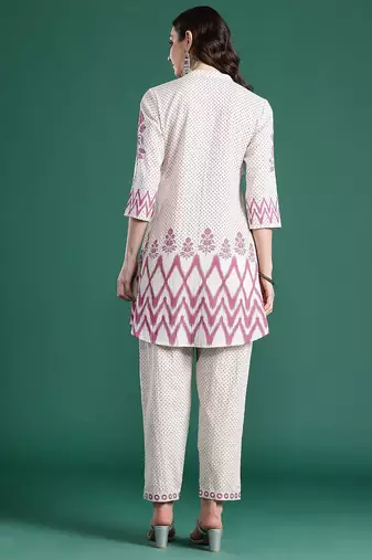 Printed Regular Kurta with Trousers