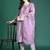 Floral Embroidered Kurta with Trousers & Dupatta