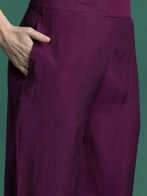 Ethnic Motifs Embroidered Sequinned Kurta with Trousers & With Dupatta 3