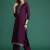 Ethnic Motifs Embroidered Sequinned Kurta with Trousers & With Dupatta
