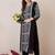 Ethnic Motifs Printed Round Neck Pure Cotton Straight Kurta With Trousers