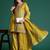 Ethnic Motifs Embroidered Sequinned Kurta with Palazzos & With Dupatta
