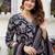 Women Floral Printed Gotta Patti Pure Cotton Kurta with Trousers & With Dupatta