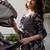 Women Floral Printed Gotta Patti Pure Cotton Kurta with Trousers & With Dupatta
