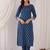 Floral Printed Pure Cotton Straight Kurta With Trousers
