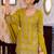 Women Ethnic Motifs Embroidered Regular Sequinned Kurta with Palazzos & With Dupatta