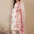 Women Floral Embroidered Regular Thread Work Pure Cotton Kurta with Trousers & With Dupatta