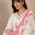 Women Floral Embroidered Regular Thread Work Pure Cotton Kurta with Trousers & With Dupatta