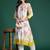 Floral Printed Pleated Pure Cotton A-Line Kurta with Trousers