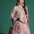 Floral Embroidered Sequinned Kurta with Trousers & With Dupatta