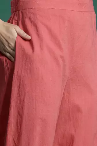 Floral Embroidered Sequinned Kurta with Trousers & With Dupatta