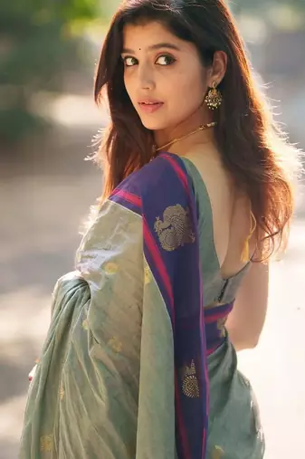 Multi color art silk blend sarees with blouse