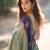 Multi color art silk blend sarees with blouse
