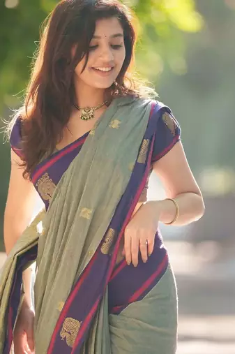 Multi color art silk blend sarees with blouse
