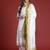 Floral Embroidered Sequinned Pure Cotton Kurta with Trousers & Dupatta