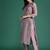 Floral Printed Thread Work Chanderi Silk Kurta with Trousers & With Dupatta