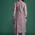 Floral Printed Thread Work Chanderi Silk Kurta with Trousers & With Dupatta