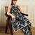Floral Printed Notch Neck Pure Cotton A-Line Kurta With Trouser