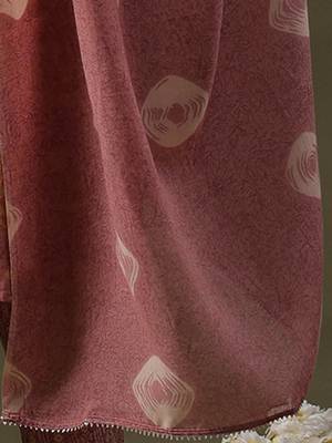 Floral Printed Regular Sequinned Pure Cotton Straight Kurta Set 4