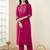 Women Printed Regular Sequinned Kurta with Trousers