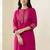 Women Printed Regular Sequinned Kurta with Trousers
