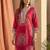 Women Floral Printed Regular Thread Work Pure Cotton Kurta with Palazzos