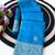 Skyblue color art silk blend sarees with blouse