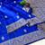 Royalblue color art silk blend sarees with blouse