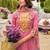 Women Floral Regular Thread Work Pure Cotton Kurta with Trousers & With Dupatta