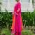 Women Ombre Embroidered Regular Thread Work Kurta with Trousers & With Dupatta
