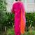 Women Ombre Embroidered Regular Thread Work Kurta with Trousers & With Dupatta