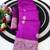 Purple color art silk blend sarees with blouse