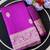 Purple color art silk blend sarees with blouse