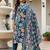 Women Floral Printed Regular Pure Cotton Kurta with Trousers & With Dupatta