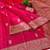 Pink color art silk blend sarees with blouse