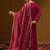 Women Ethnic Motifs Embroidered Panelled Thread Work Kurta with Trousers & With Dupatta