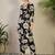 Women Floral Printed Regular Thread Work Pure Cotton Kurta with Trousers