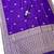 Purple color art silk blend sarees with blouse
