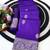 Purple color art silk blend sarees with blouse