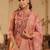 Women Floral Embroidered Regular Thread Work Chanderi Cotton Kurta with Trousers & With Dupatta