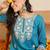 Women Ethnic Motifs Embroidered Regular Thread Work Kurta with Trousers