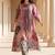 Floral Printed Round Neck Pure Cotton Kurta With Trouser