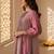 Floral Printed Round Neck Pure Cotton Kurta With Trouser