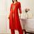 Women Ethnic Motifs Embroidered Regular Mirror Work Pure Cotton Kurta with Trousers & With Dupatta