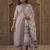 Floral Printed Pure Cotton Mandarin Collar Straight Kurta With Trousers & Dupatta
